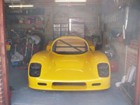 Safely tucked away in the garage